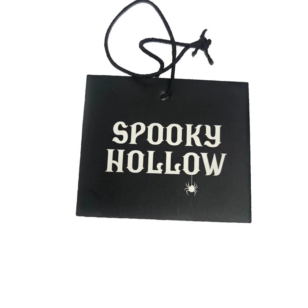 Spooky Hollow Bat Coaster Set Unisex OS Black New Gothic Wood Halloween Decor